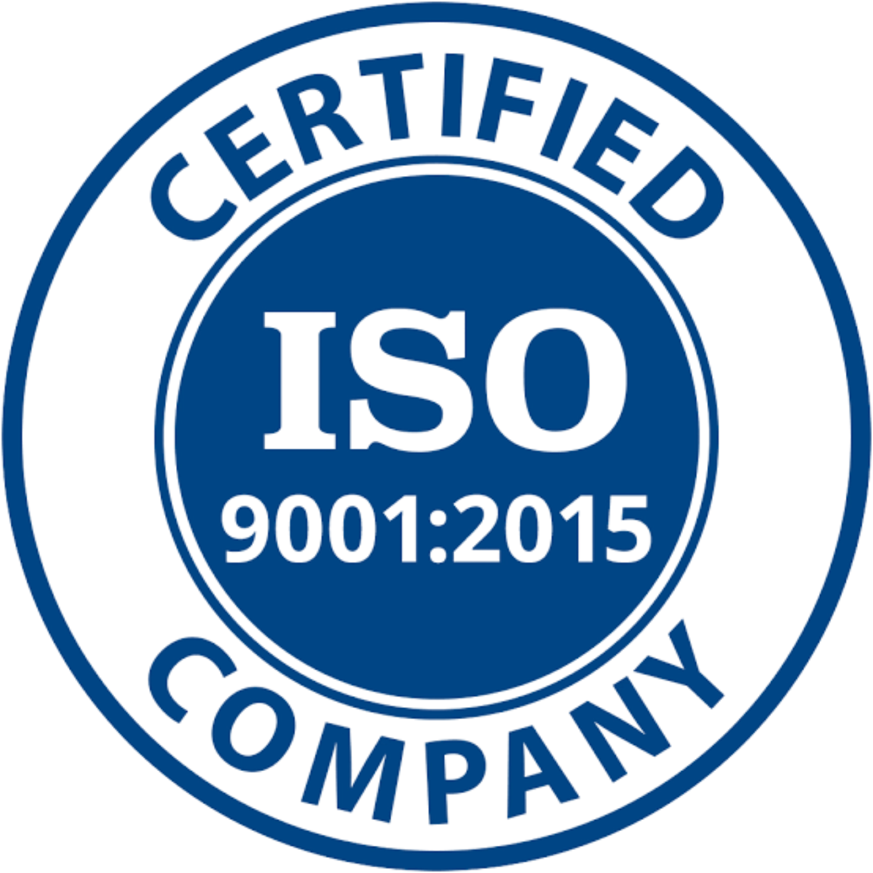 ISO 9001:2015 certified company